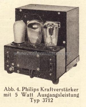 5-Watt-A-Verstärker 3712; Philips Radios - (ID = 1277381) Ampl/Mixer
