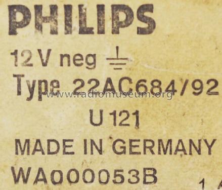 684 22AC684 /92; Philips Radios - (ID = 1830156) Car Radio