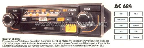 684 22AC684 /92; Philips Radios - (ID = 2389271) Car Radio