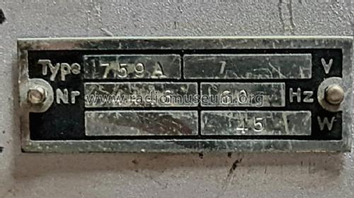 759A; Philips Radios - (ID = 3208702) Radio