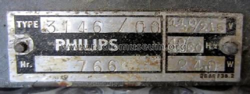 80-Watt-Mischpultverstärker 3146/00; Philips Radios - (ID = 1614817) Ampl/Mixer