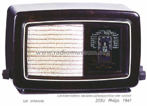 Aachen-Super 203U; Philips Radios - (ID = 654) Radio