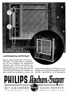 Aachen-Super D45 - D45A; Philips Radios - (ID = 3107640) Radio