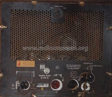 Aachen Super D49A; Philips Radios - (ID = 4056) Radio