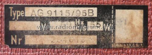 AG 9115/95B; Philips Radios - (ID = 752411) R-Player