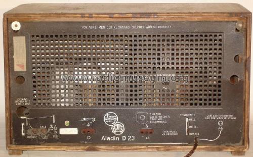 Aladin D23W; Philips Radios - (ID = 2041592) Radio