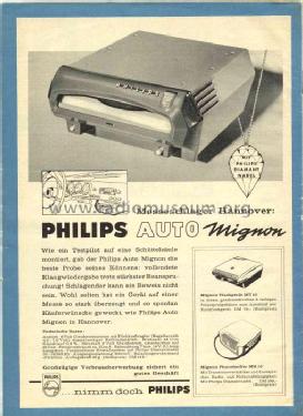 Auto-Mignon MK60; Philips Radios - (ID = 86443) R-Player
