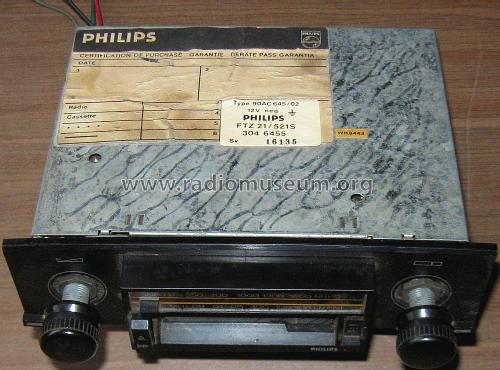 90AC645/02; Philips Radios - (ID = 2200992) Autoradio