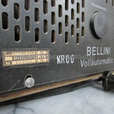 Bellini Vollautomatic 23 TD 315 A-03b; Philips Radios - (ID = 1738047) Television