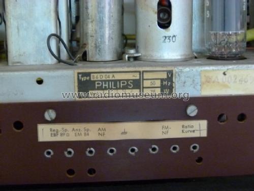 Capella 604 Stereo B6D04A; Philips Radios - (ID = 1116765) Radio