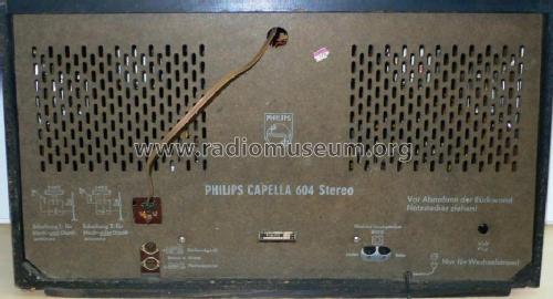 Capella 604 Stereo B6D04A; Philips Radios - (ID = 213374) Radio