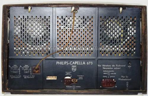 Capella 673 BD673A; Philips Radios - (ID = 905056) Radio