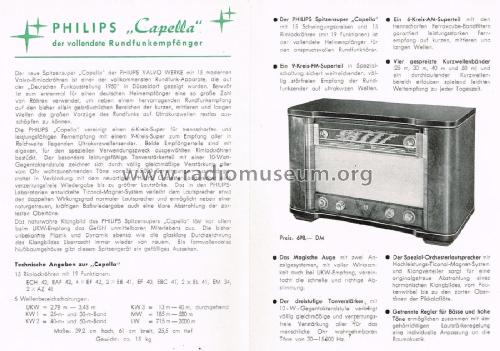 Capella BD700A-22; Philips Radios - (ID = 2753760) Radio