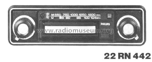 Cassetta S 22RN442; Philips Radios - (ID = 719621) Car Radio