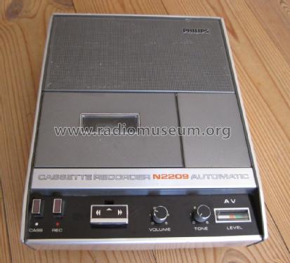 Cassette Recorder Automatic N2209 /00 /22; Philips; Eindhoven (ID = 993192) R-Player