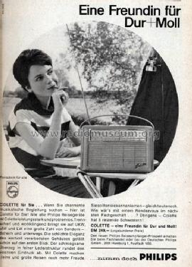 Colette 322 L3D22T; Philips Radios - (ID = 363500) Radio