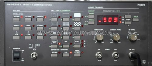 Colour TV Pattern Generator PM 5518; Philips Radios - (ID = 1454171) Equipment
