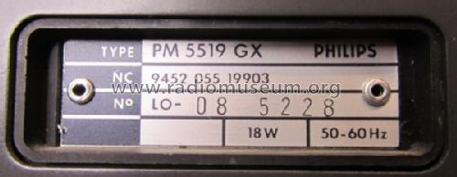 Colour TV pattern generator PM 5519 GX; Philips Radios - (ID = 1684749) Equipment