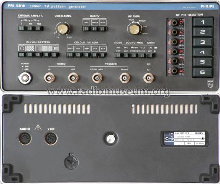 Colour TV pattern generator PM 5519 GX; Philips Radios - (ID = 1826210) Equipment