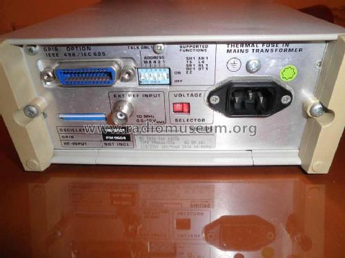 Programmable timer/counter 120MHz/1.1GHz PM6666 /036; Philips, Svenska AB, (ID = 1146025) Ausrüstung