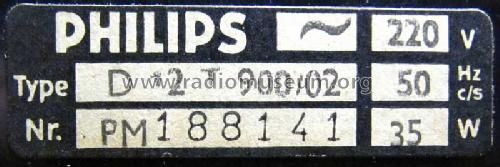 D12T900; Philips Radios - (ID = 1711558) Television