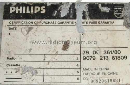 DC361; Philips Radios - (ID = 776927) Autoradio