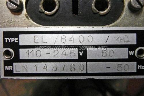EL6400; Philips Radios - (ID = 2814972) Ampl/Mixer