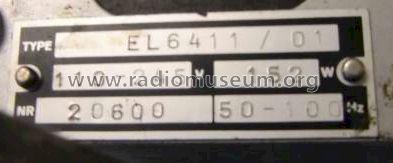 EL6411; Philips Radios - (ID = 1155755) Ampl/Mixer