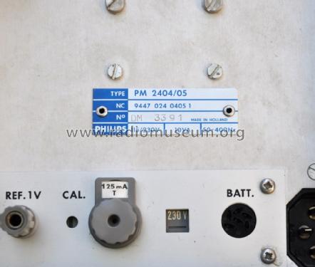 Electronic VAOhm - meter PM2404; Philips; Eindhoven (ID = 1262194) Equipment