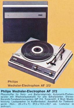 Electrophon AF372; Philips Radios - (ID = 1288856) R-Player