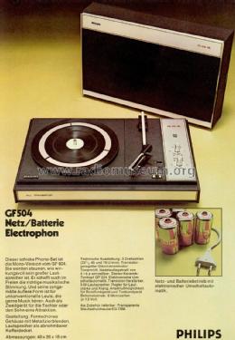 Electrophon 22GF504; Philips Radios - (ID = 2072406) R-Player