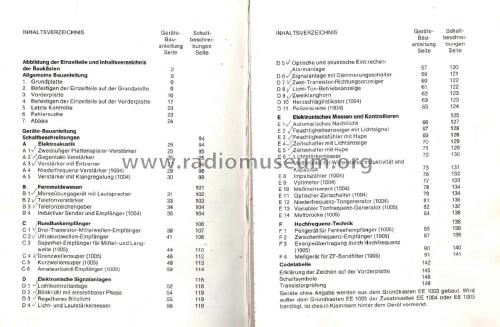 Elektronik-Experimentierkasten EE1003; Philips Radios - (ID = 2553970) Bausatz