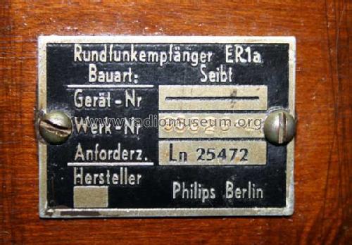 ER1a; Philips Radios - (ID = 259376) Radio