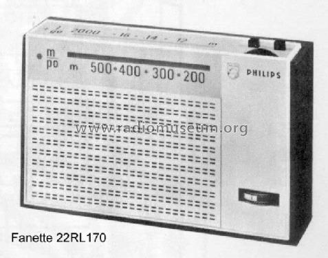 Fanette 22RL170; Philips Radios - (ID = 101896) Radio