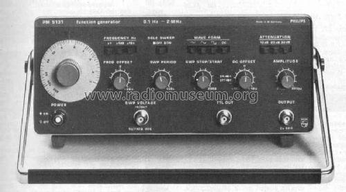 Function Generator PM5131; Philips Radios - (ID = 432177) Ausrüstung