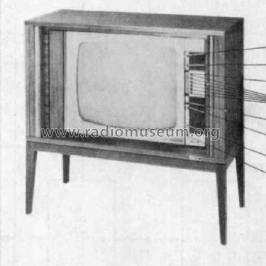 Goya-Vitrine D25K771 Ch= K6; Philips Radios - (ID = 247322) Fernseh-E