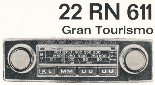 Grand Tourismo 22RN611; Philips Radios - (ID = 1764683) Car Radio