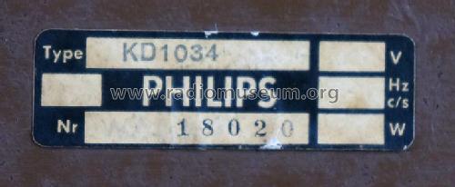 HiFi-Lautsprecher-Box KD1034; Philips Radios - (ID = 1715748) Speaker-P