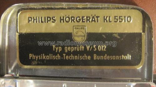 Breitband-Hörgerät KL5510; Philips Radios - (ID = 2826558) Medicine