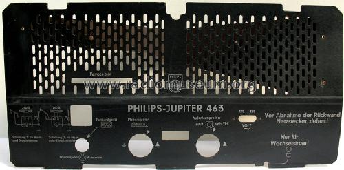 Jupiter 463 BD463A; Philips Radios - (ID = 1463373) Radio