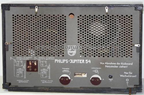 Jupiter 54 BD433A; Philips Radios - (ID = 1084798) Radio