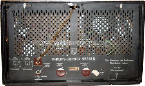 Jupiter 553/3D BD553A; Philips Radios - (ID = 946022) Radio