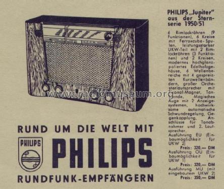 Jupiter BD500A-07; Philips Radios - (ID = 450830) Radio