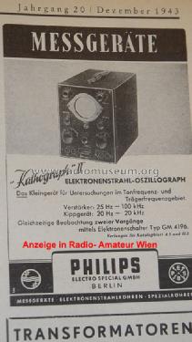 Kathograph II GM3155B; Philips Electro (ID = 1373633) Equipment