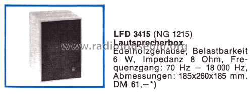 Lautsprecherbox LFD3415 ; Philips Radios - (ID = 3175761) Speaker-P