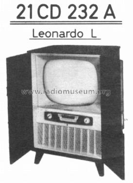 Leonardo L 21CD232A; Philips Radios - (ID = 1887523) Television