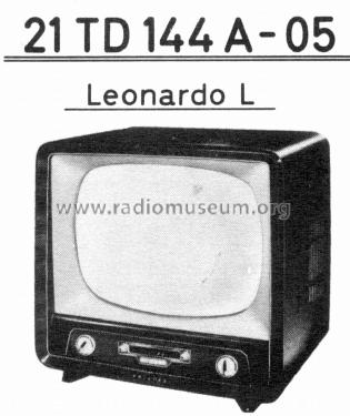 Leonardo L 21TD144A /05; Philips Radios - (ID = 1890962) Télévision