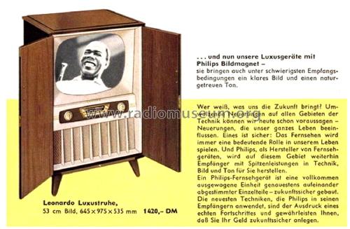 Leonardo Luxus Truhe 21CD232; Philips Radios - (ID = 2837180) Television