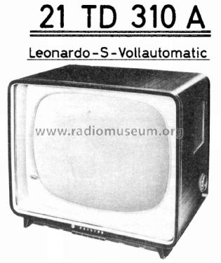 Leonardo S Vollautomatic 21TD310A; Philips Radios - (ID = 1894878) Television