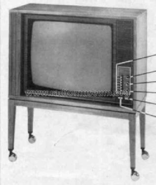Leonardo - SL - Vitrine D24T921 D 24 T 921 Ch=D6N; Philips Radios - (ID = 243637) Télévision